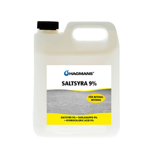 Hagmans Saltsyra 9% 5L